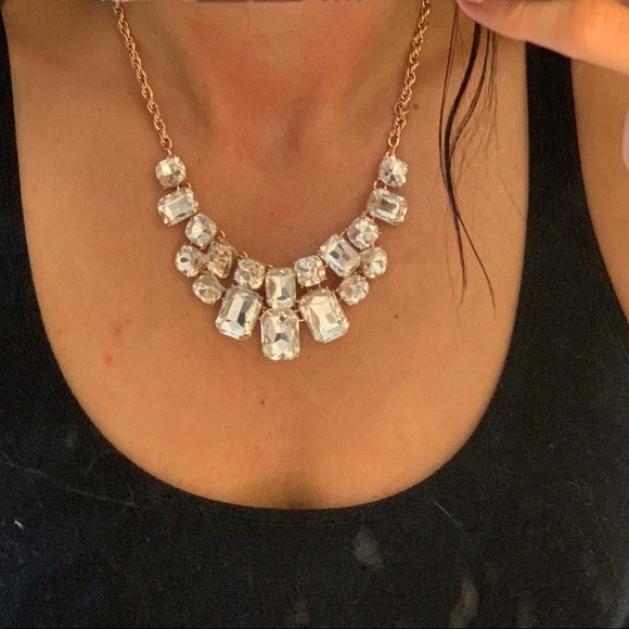 Charter Club Jewelry - Gold Rhinestone Statement Cocktail Necklace